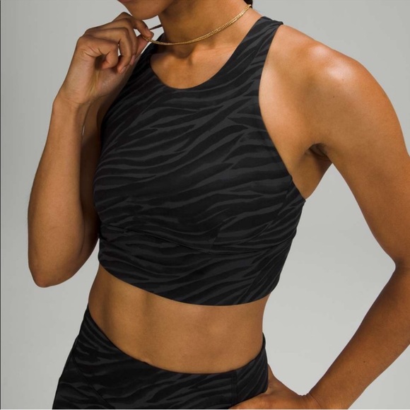 lululemon athletica Other - NWOT Lululemon Wunder Train Longline Bra Tiger Size:6 🐅